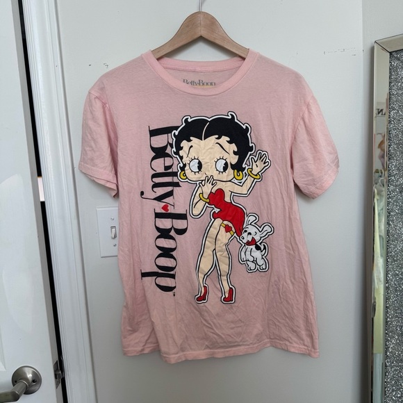 Pink Betty Boop Graphic T-Shirt M coquette - Picture 2 of 6